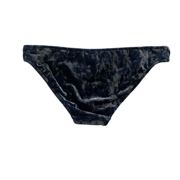 Seafolly Women’s Swim Crushed Blue Velvet Bikini Bottoms Size 6 - Picture 6 of 7